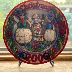 Jim Shore “Together at Christmas 2006” 3D Decorative Plate